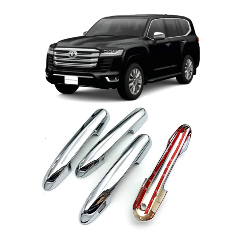 لتويوتا 22 لاند كروزر تعديل مقبض الباب الخارجي غطاء الطلاء الكهربائي LC300 مقبض الباب الخاص