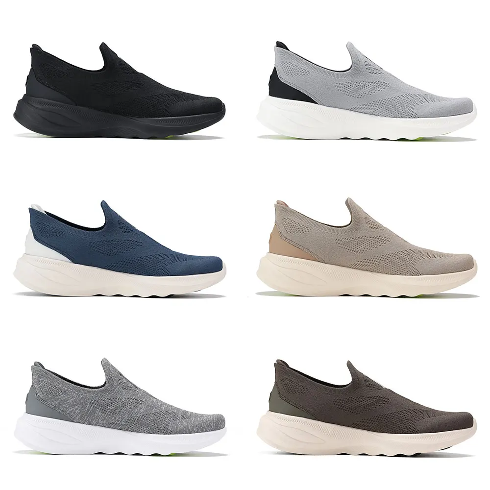 Li-Ning Men SOFT GO 2 KNIT Slip-on Casual Walking Shoes Cushion Comfy Stable LiNing Mesh Jogging Daily Sports Sneakers AGLV017