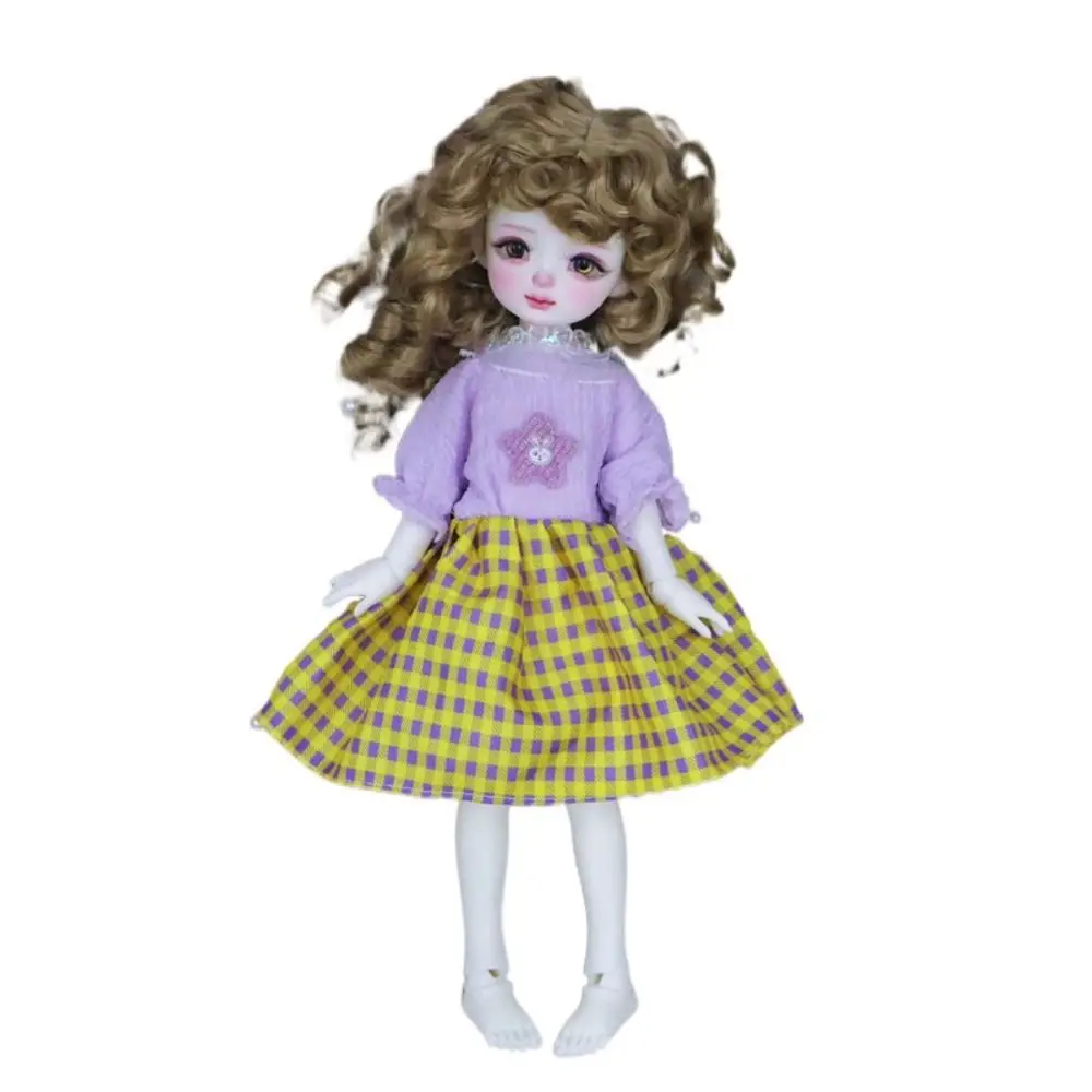 

Trendy Retro 1/6 BJD Doll Outfit Set Cute Casual 30cm Doll Clothes Fashion Pretty Doll Accessories (Only Sell clothes)