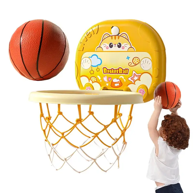 Basketball Hoop For Boys Girls Folding Basketball Hoops & Goals Silent Toy Basketball Products For Active Play