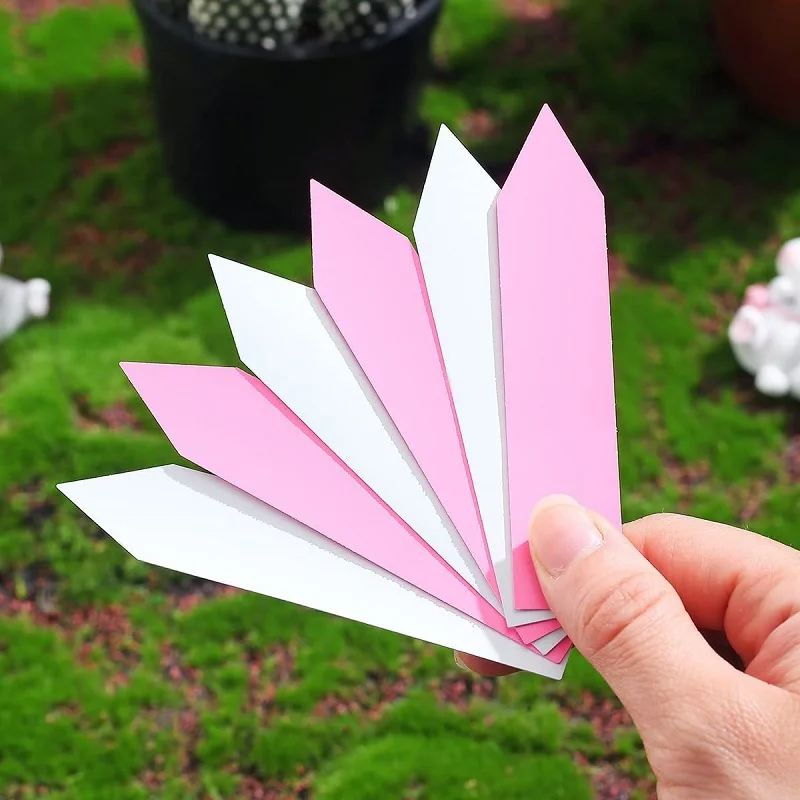 20 Pcs Plastic Plant Labels Gardening Flower Labels Plant Succulent Classification Labels Pvc Plant Flower Plugs Landmark