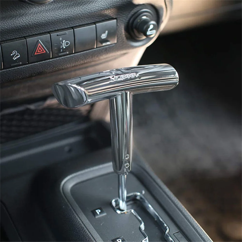 Schwermetall Zink legierung t Griff Schaltknauf für 2014-2017 Jeep Wrangler JK Dodge Ladegerät Heraus forderer Jeep Grand Cherokee Ram – Detail 12
