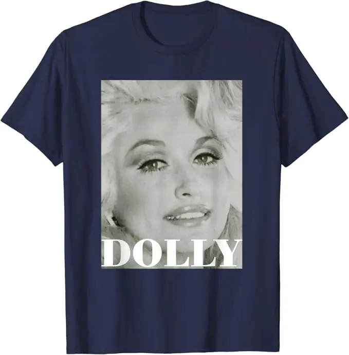 Vintage Classic Dolly Parton T-Shirt Retro Style Music Lover Graphic Outfit Humor Funny Dolly Fans Clothes Short Sleeve Tee Tops