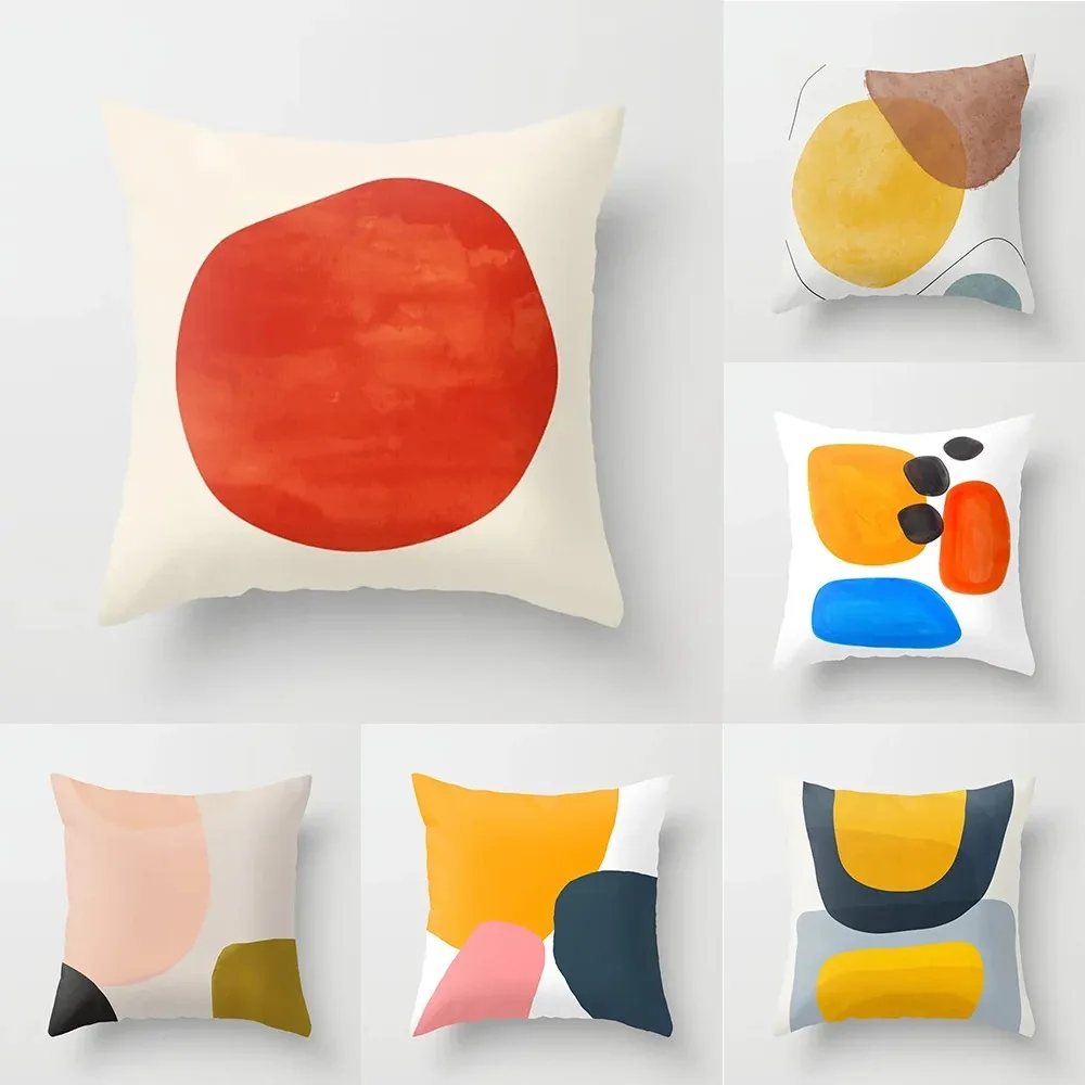 

Creative Simple Pattern Pillowcase Car Ornaments Office Living Room Home Pillowcase