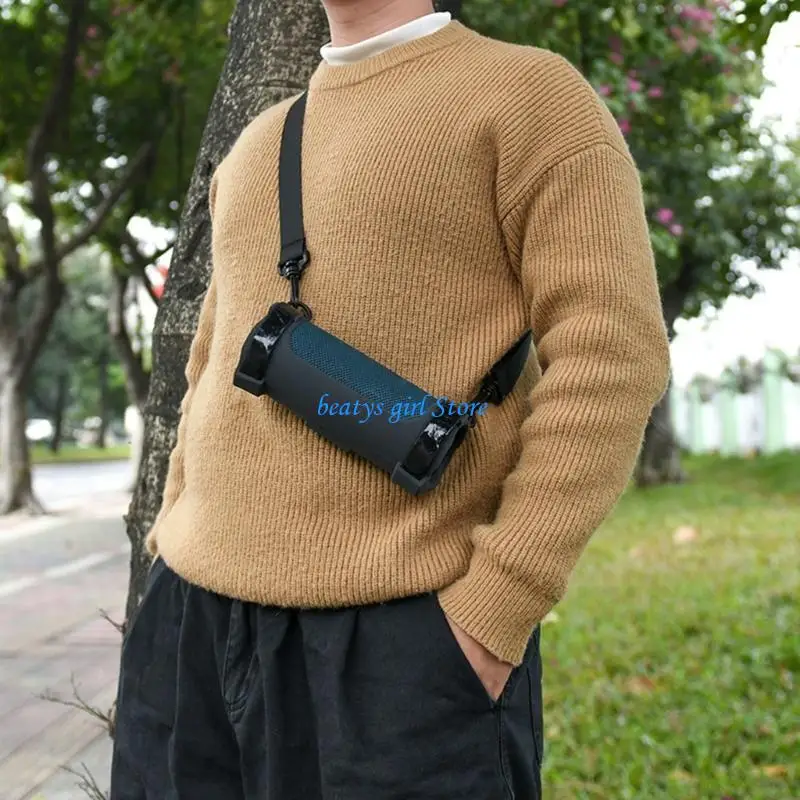 

C7AB Portable Shells Shoulder Carrying Case for Flip 6 Speaker Protective