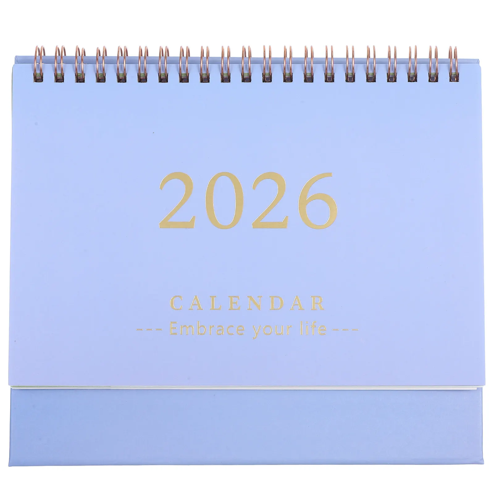 

Настольный мини-календарь на 2026 год, компактный, современный дизайн, толстая бумага, ежемесячный планировщик для дома и офиса