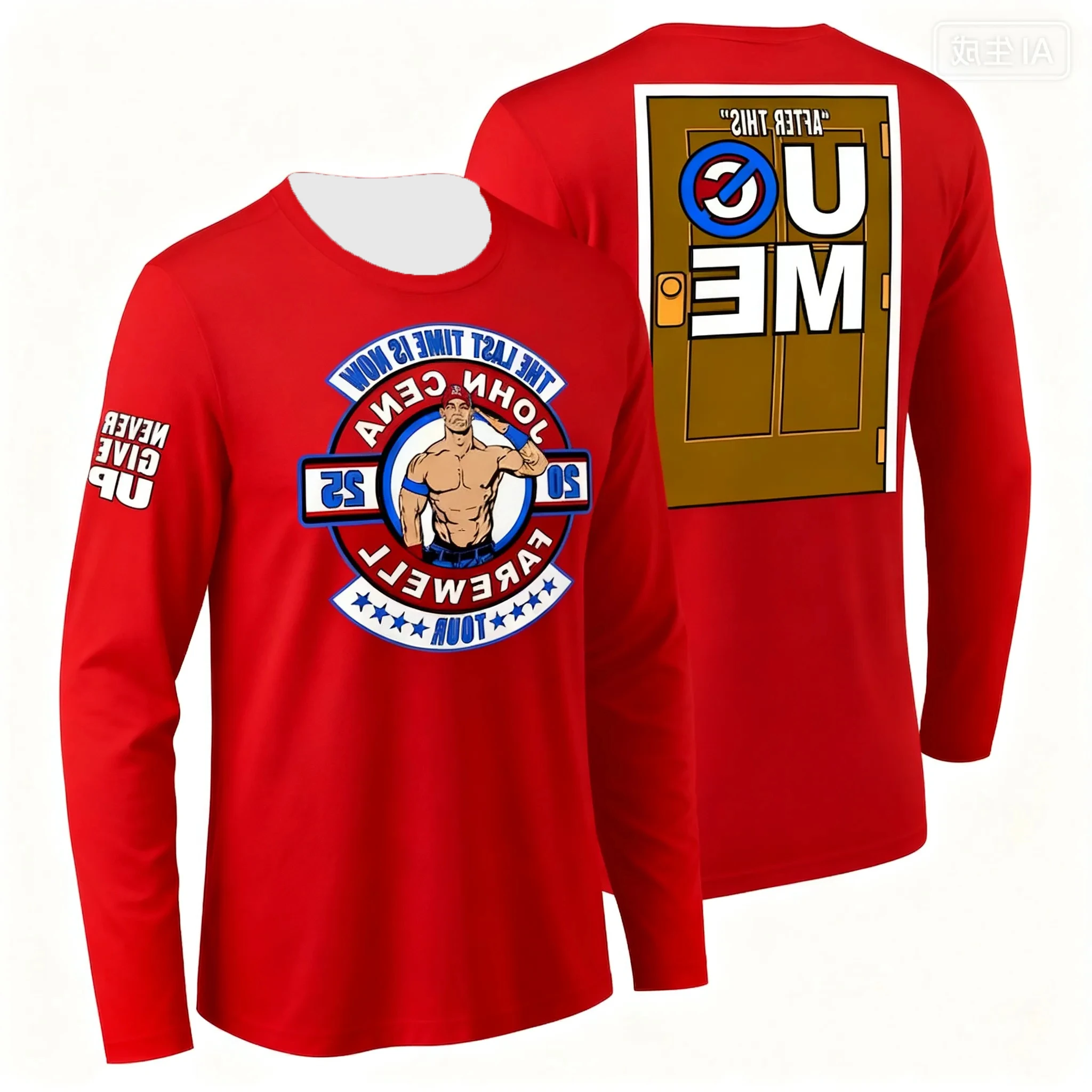 

Мужская футболка с длинными рукавами Farewell Tour Lyon, новые быстросохнущие спортивные повседневные модные повседневные свободные мужские футболки с длинными рукавами, топы