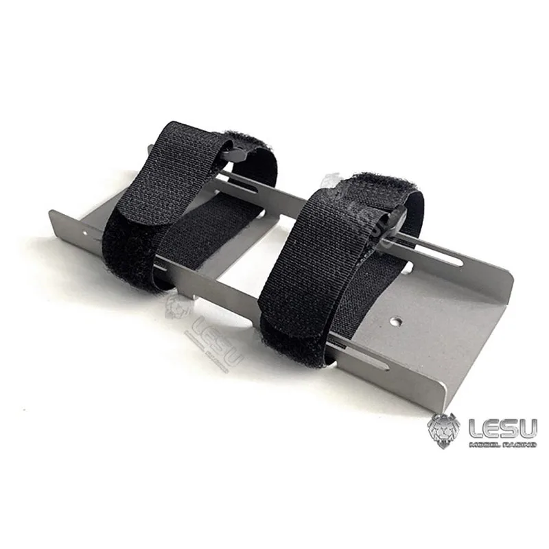 LESU جزء صندوق بطارية معدني فتحات البطارية لتقوم بها بنفسك 1/14 Tamiya RC شاحنة جرار قلابة في الهواء الطلق TH20601