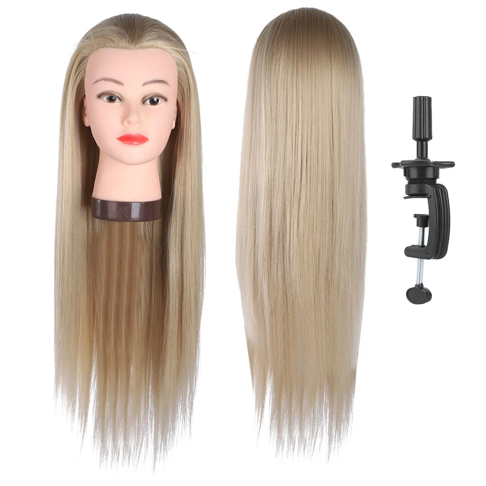 

Mannequin Head Stand Black Mini Wig Head Stand Table Clamp Adjustable Training Mannequin Head Holder Hair Accessory Tools