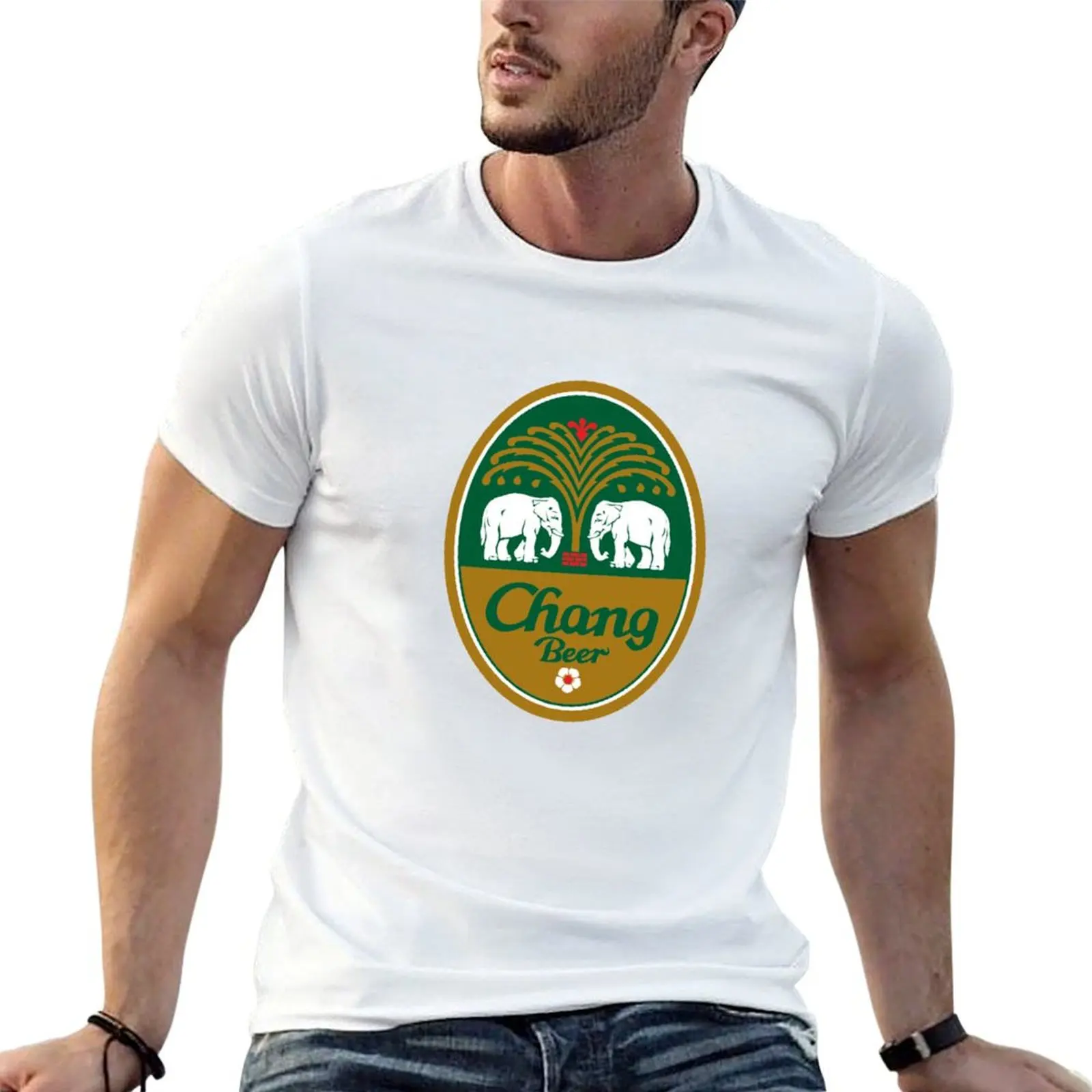 Chang Beer T-Shirt Plus Size Lightweight Tee Shirt