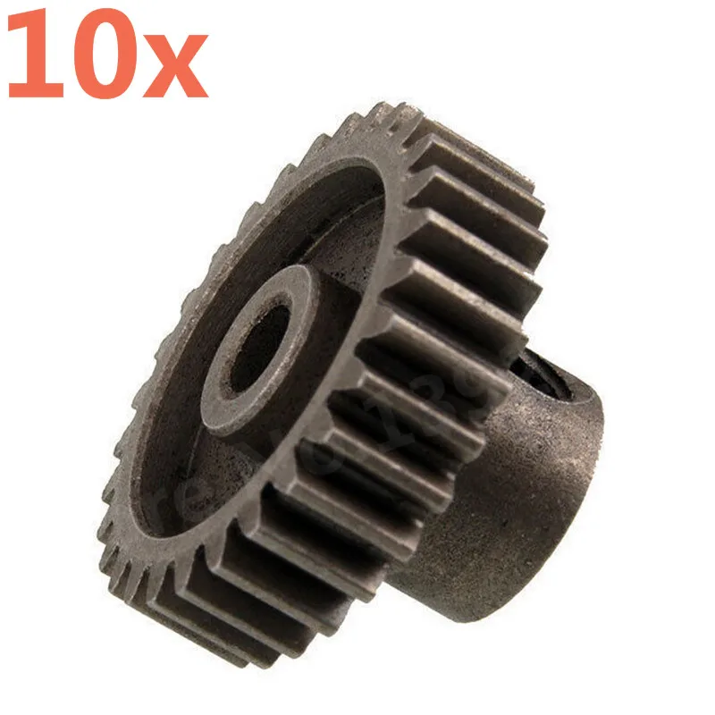 10 pz HSP 11189 Ingranaggio Motore 29T Pezzo di Ricambio In Metallo Per Modelli In Scala 1/10 RC Auto di Controllo Remoto Off Road Buggy Hobby Baja 94107 XSTR