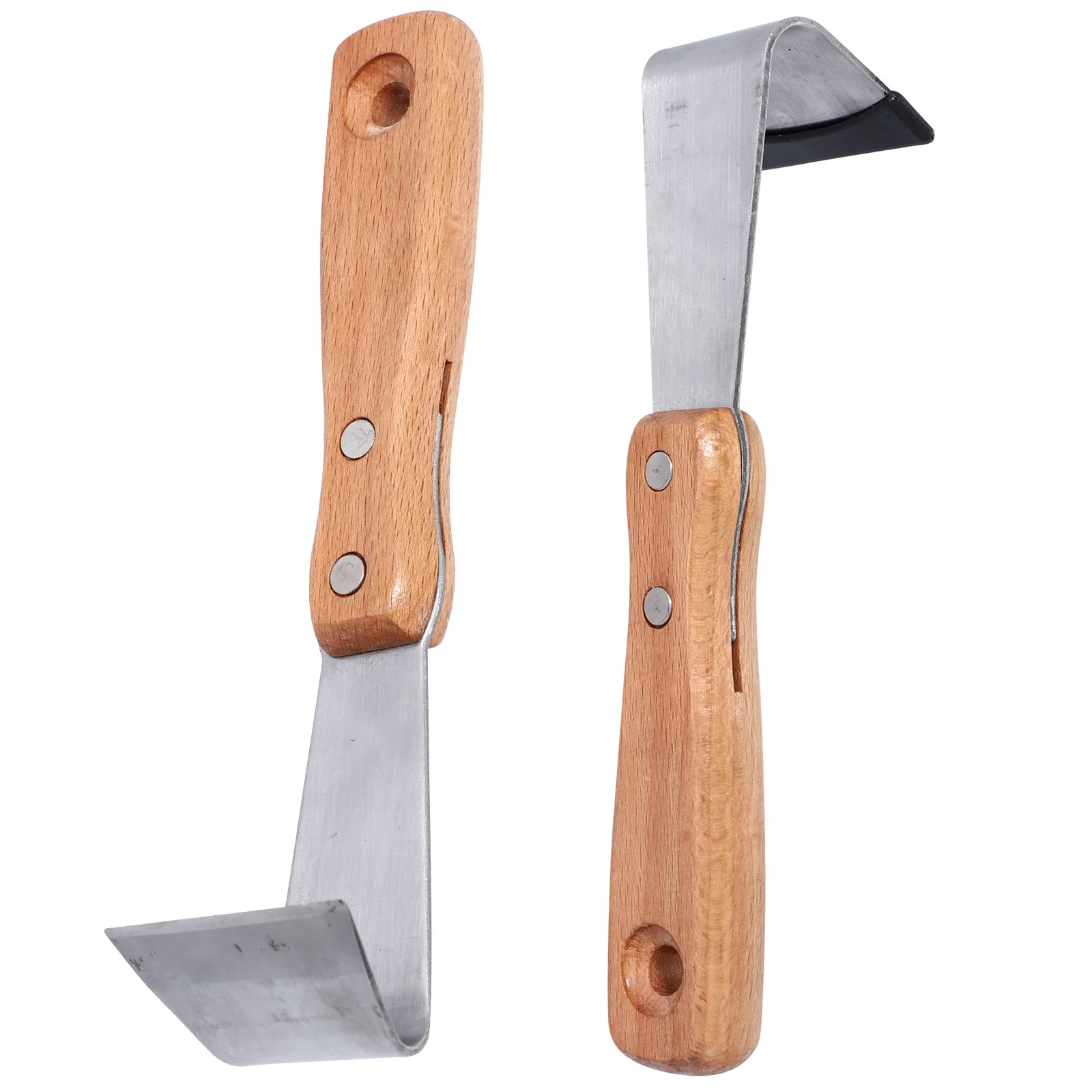 2 Pcs Shave Fruit Tree Bark Scraper Face Spatula Branch Steel Rot Knives Cutting Tools