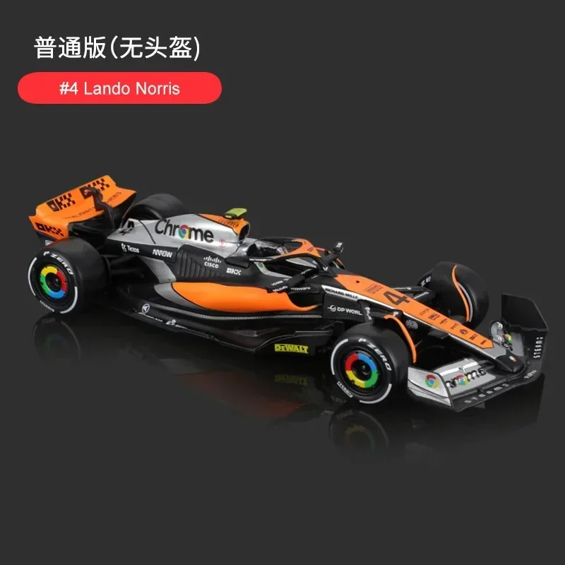 

Bburago 1:43 2023 Mclaren F1 MCL60 F1 Formula #4 Lando Norris #81 Oscar Piastri Alloy Car Die Cast Model Toy Collectible