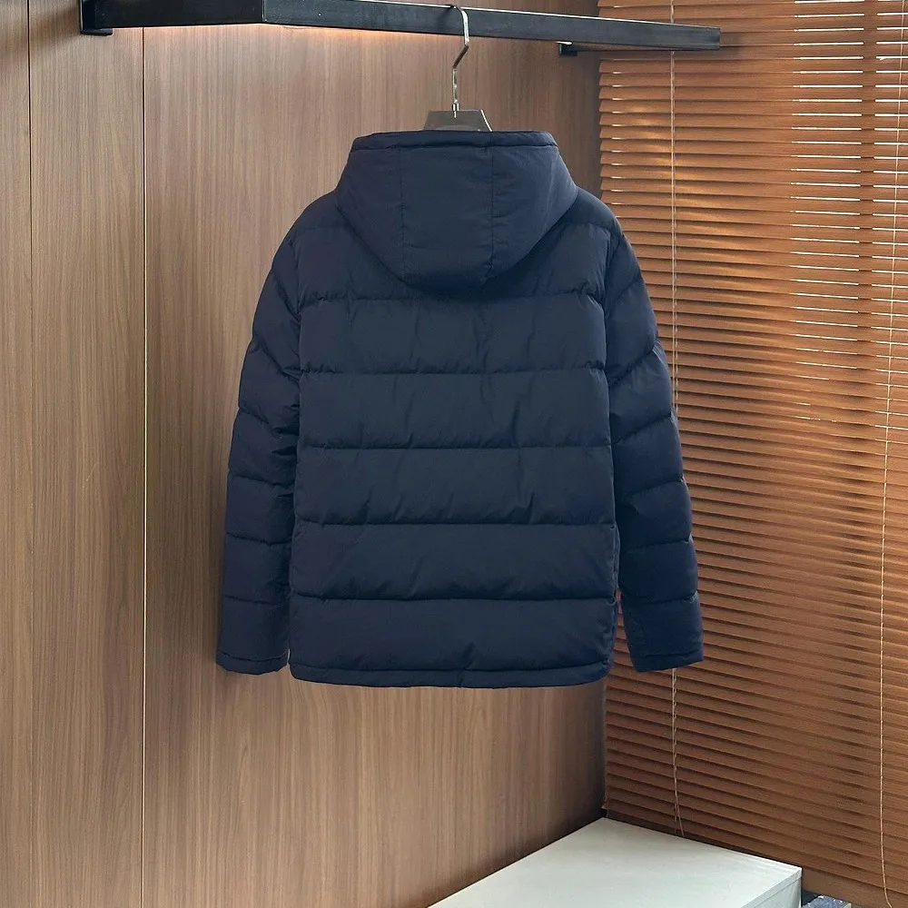 سترة إيطالية BC Old Money Style كاجوال بغطاء للرأس باللون الأبيض #4