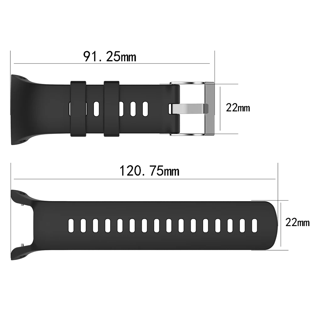 Silicone Strap For Suunto Spartan Trainer Wrist HR Smart Watch Band