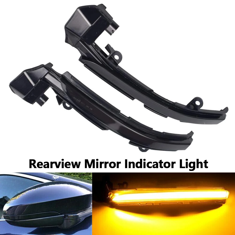 

Dynamic Turn Signal LED Rear View Mirror Indicating Flash For Jaguar XE XF XJ F-TYPE XK XKR I-PACE X250 X260 X760 X351 X152 X150