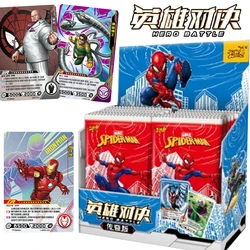 Genuine KAYOU Marvel Game Collection Card Superhero Movie Spider-Man Hero Duel Competitive Battle Card Birthday Gift for Child