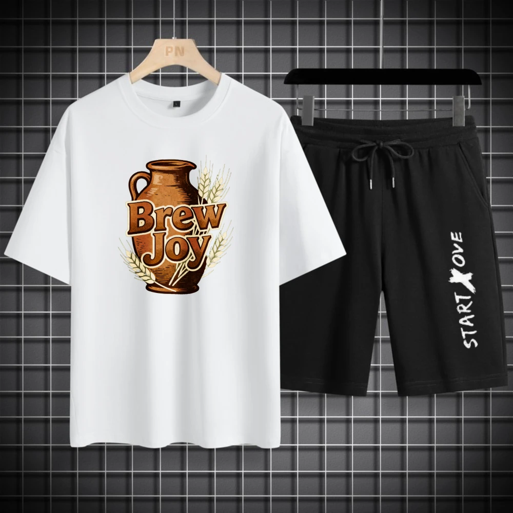 

Мужские футболки, комплекты из полиэстера, летние мужские костюмы, дышащий мужской костюм, новые мужские комплекты, модные шорты с короткими рукавами