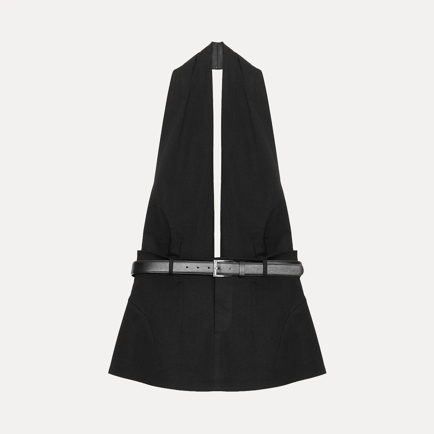 Damska moda osobista, top z paskiem, casualowy, jesienna kolekcja 2025, odzież indywidualna.