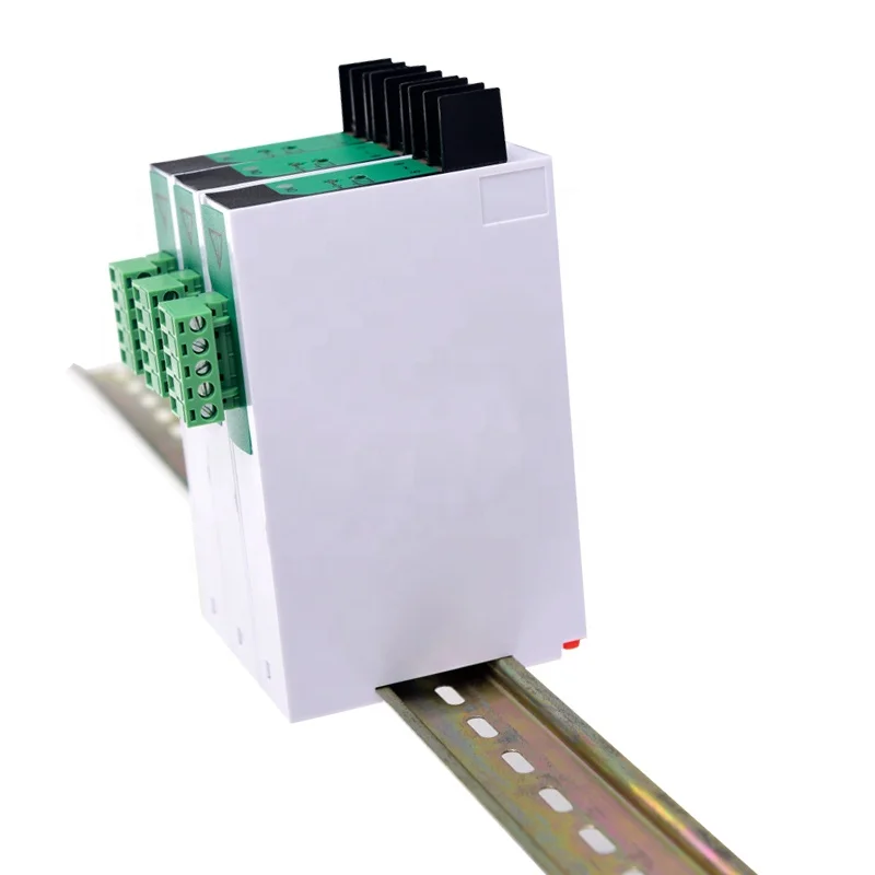 Industrial AC Voltage Sensor Transmitter 4-20mA 0-10V Output with 35mm Din Rail Input AC220V High Quality Voltage Transducer