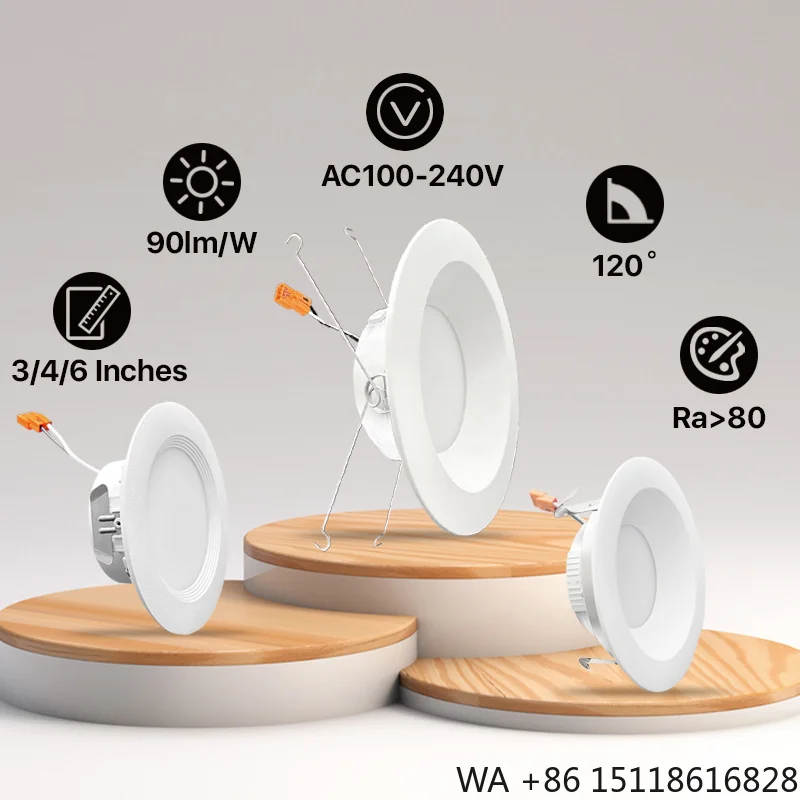 Adjustable Recessed LED Downlight New Trends Indoor Ceiling Lights E26 LED Spotlight Design Plastic Lamp Body Surface Mounted