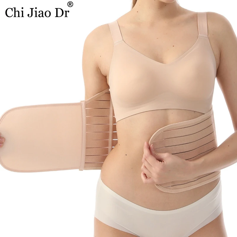 

ChiJiaoDr Postoperative Chest Protector with Rib Fixation Band Fracture Self-adhesive Chest Strap Abdominal Protector