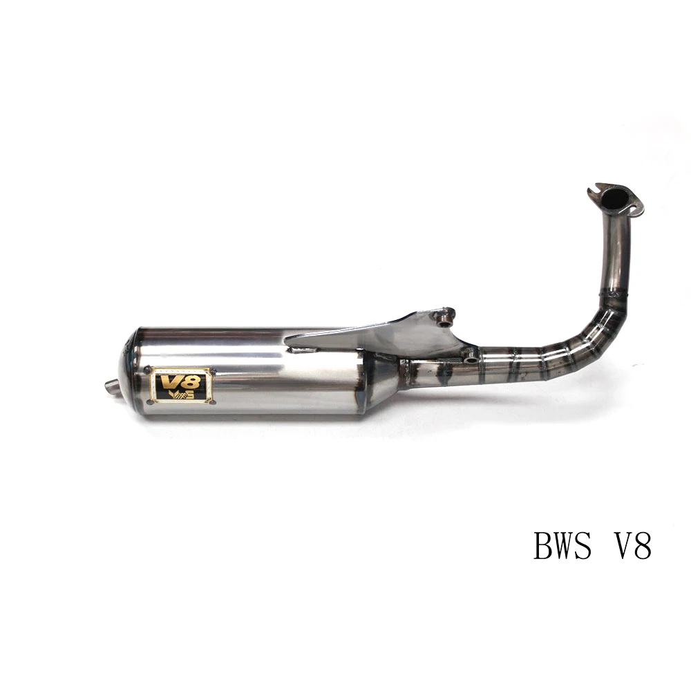 Motorcycle V8 exhaust pipe Full Exhaust System for JOG V8 DIO V8 BWS V8 ZX V8 DIO90 RR DIO 26AA ZX 26AA