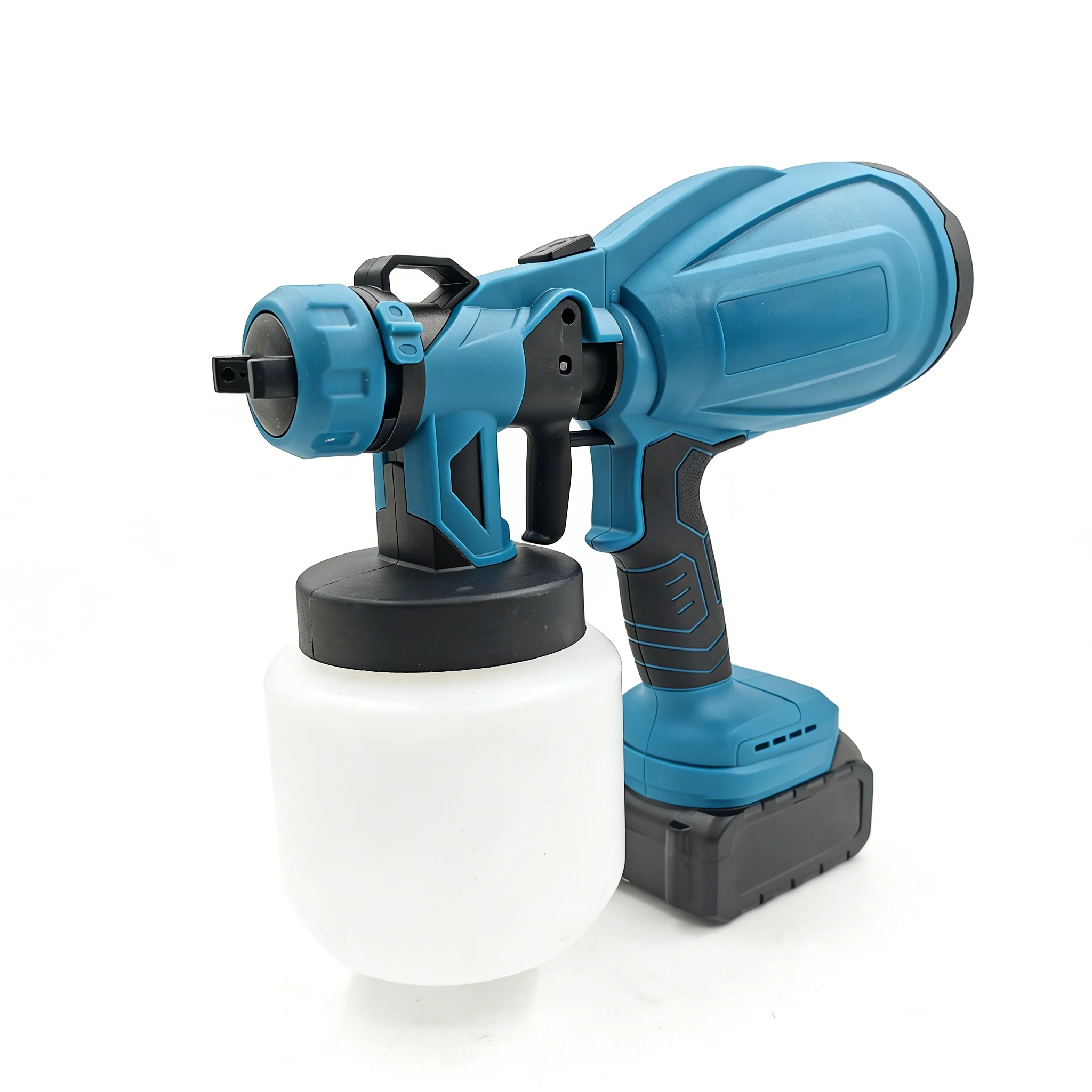 Small High-Pressure Electric Paint Spray Gun Lithium Battery Powered Special Furniture Paint High Atomization 1.3mm Nozzle Size
