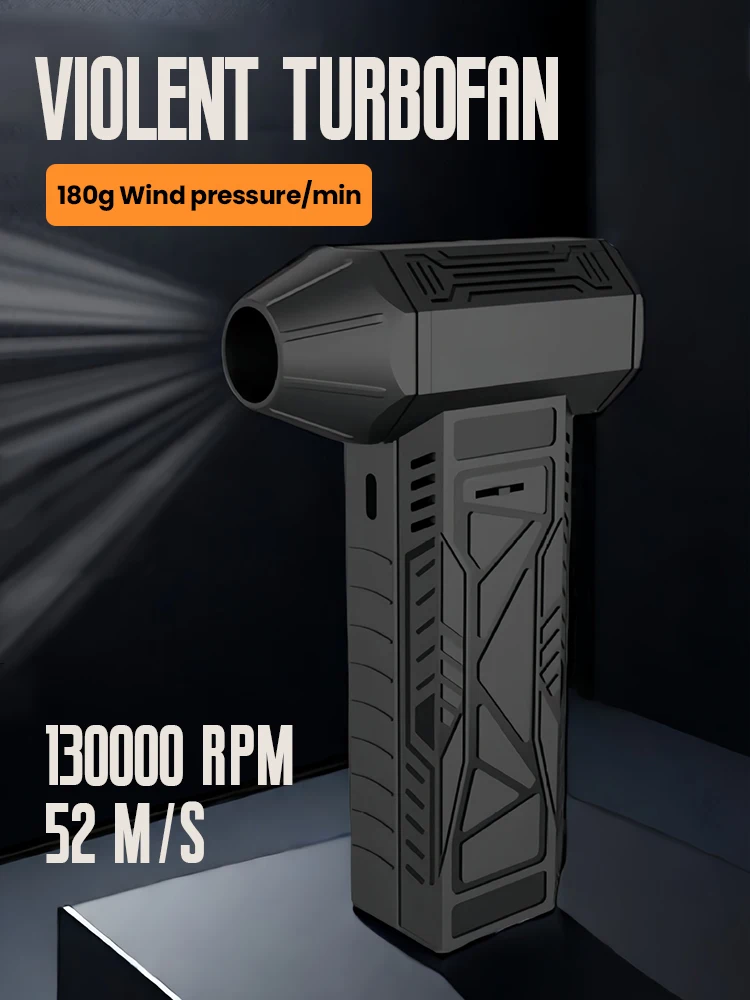 

Powerful Blower with High Speed Duct Fan Mini Turbo Jet Fan 110,000 RPM 45m/sTurbo Violent Fan High-Performance Brushless Motor