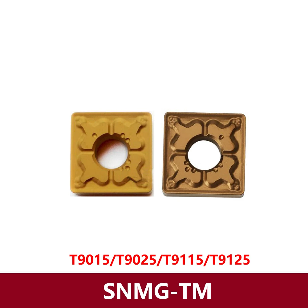 Original SNMG120404-TM SNMG120408-TM SNMG120412-TM T9015 T9025 T9115 T9125 CNC Lathe Cutter Carbide Inserts SNMG 120404 SNMG1204