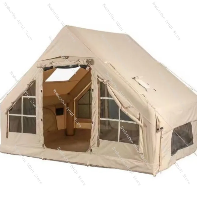 Quick-open inflatable tent, a must for travel, durable Oxford cloth, suitable for multi-person camping
