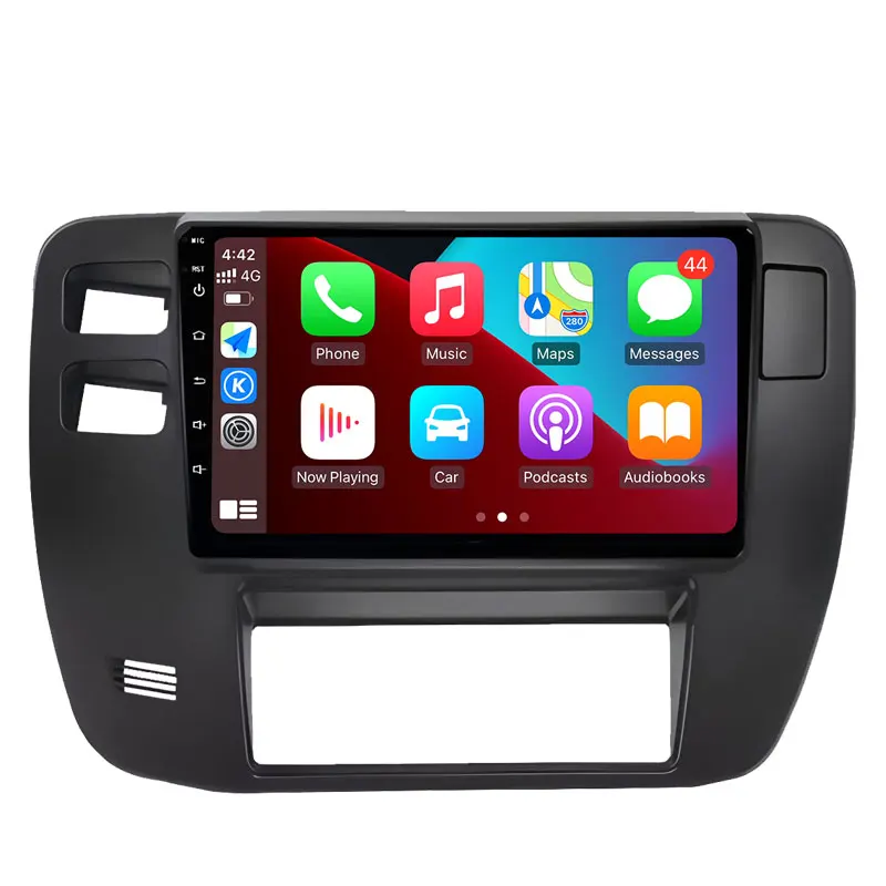 Draadloze CarPlay voor Nissan Patrol Y61 2002-2004 9 inch Android 15 GPS Navigatie Autoradio Video Multimedia Speler DSP Stereo - afbeelding 2