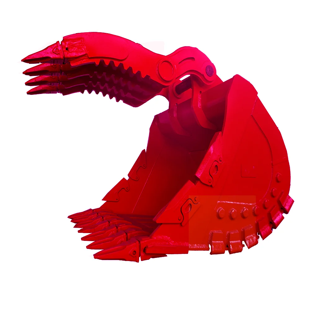Rainbow Professional Manufacturer Wholesale Customized Excavator Attachment Thumb Bucket Q355/Q460 Material 0.1-8m Capacity