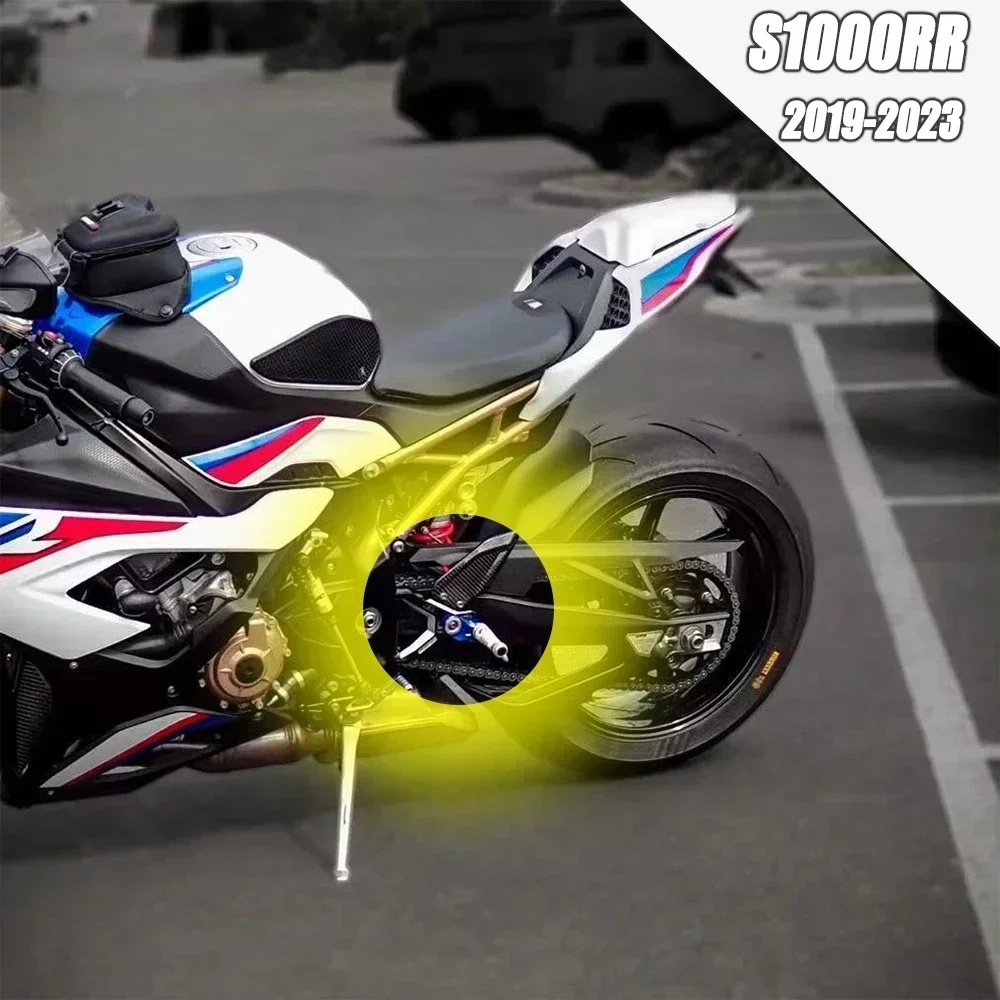 

S1000RR For BMW M1000RR 2019-2020 2021 2022 2023 Carbon Fiber CNC Aluminum Adjustable Motorcycle Foot Pegs Rest Rearset Rear Set