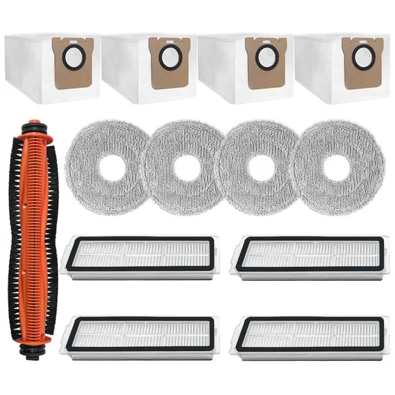 【كرنفال عيد الميلاد】مكنسة Xiaomi Robot Vacuum 5 / OV31GL، Xiaomi Robot Vacuum 5 Pro / OV21GL أجزاء Tricut مرشح الفرشاة الرئيسية ممسحة Cl #6