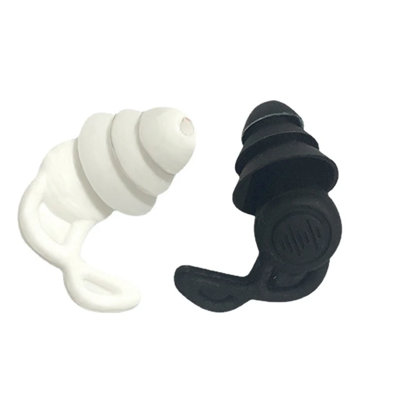 수면 테이프용 1 쌍 귀마개, 이어플러그 이어폰 소음 감소 실리콘 소프트 귀마개