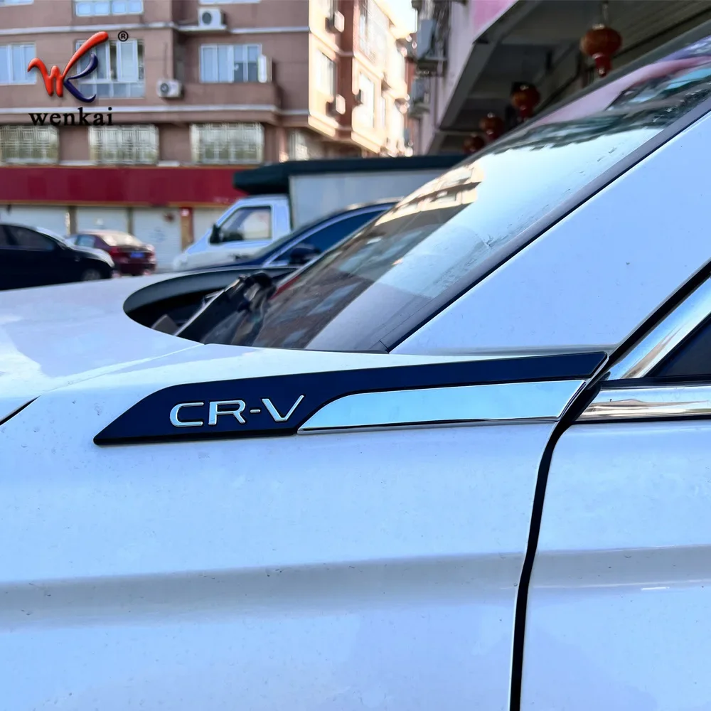 

Для Honda CRV CR-V 2023 2024, аксессуары, дверной корпус, молдинг, крыло, боковой значок, эмблема на крыло, наклейка, молдинг, внешний корпус