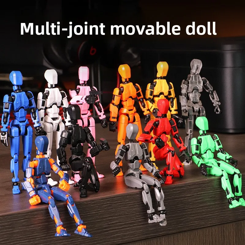 Hot-selling Joint Movable Doll 3D Printing Third Generation Lucky Doll Decompression Artifact Medieval Warrior Doll