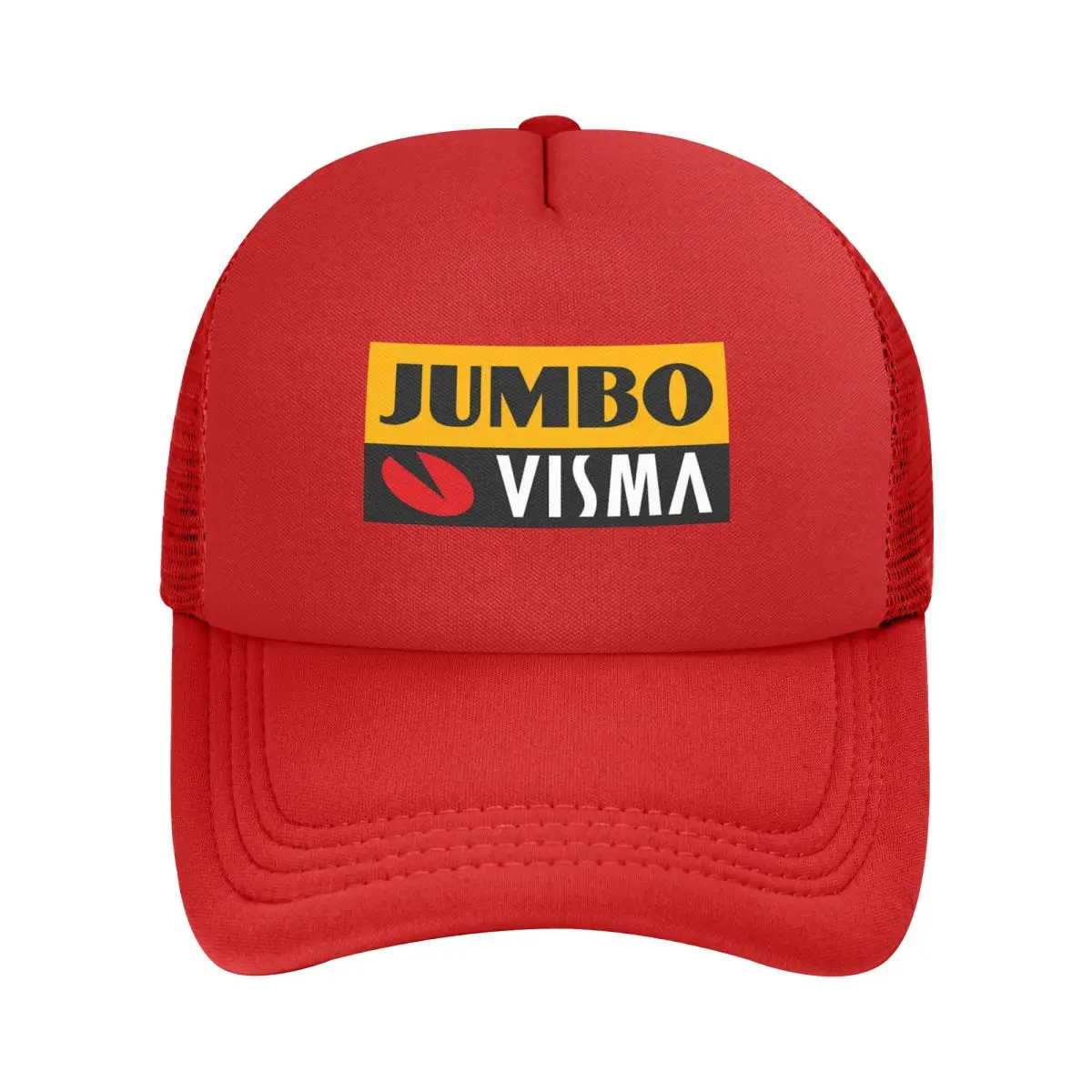 Jumbo Visma Pro Cycling Team Uci World Tour Mesh Baseball Caps Snapback Baseball Hats Breathable Casual Casquette Outdoor Unisex