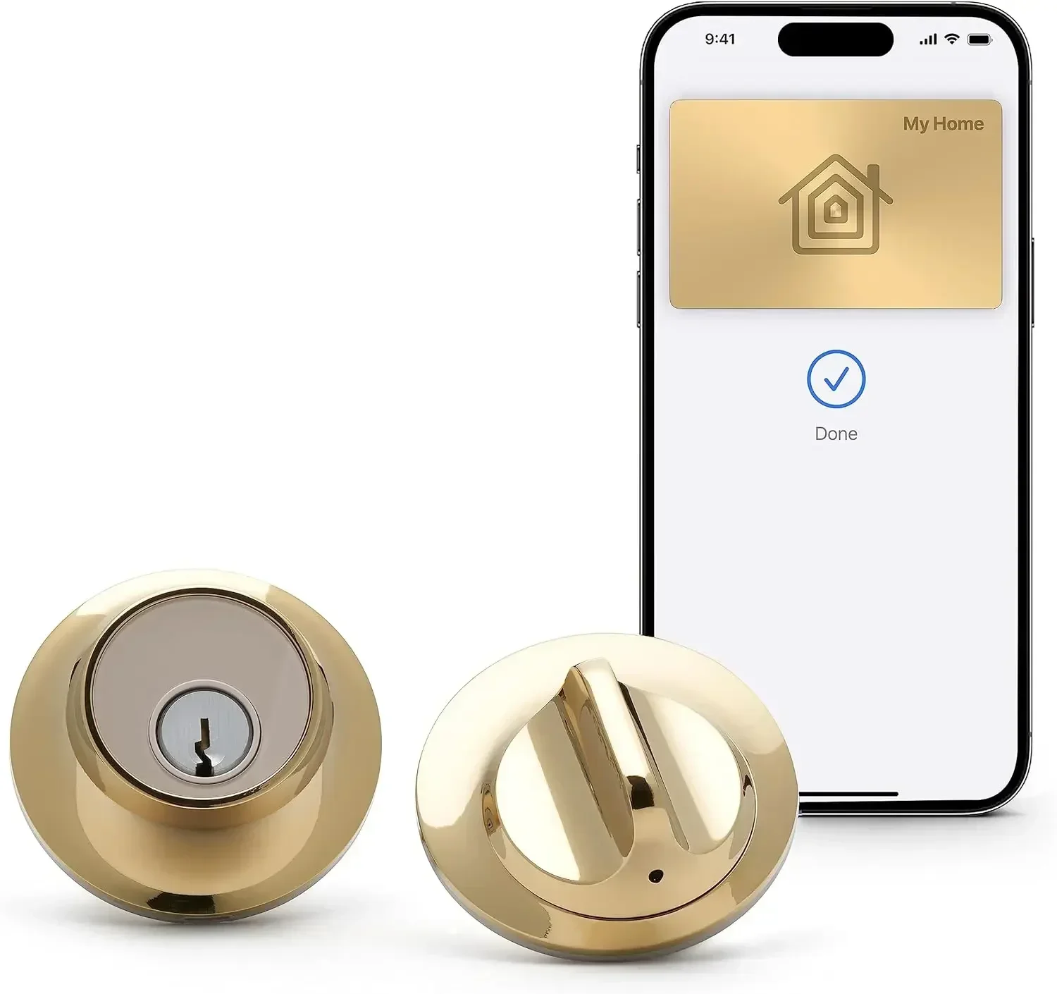 Hot Sellers.Level Lock+ Smart Lock Plus Apple Home Keys - Smart Deadbolt for Keyless Entry - Includes Key Fobs - Works with iO.N