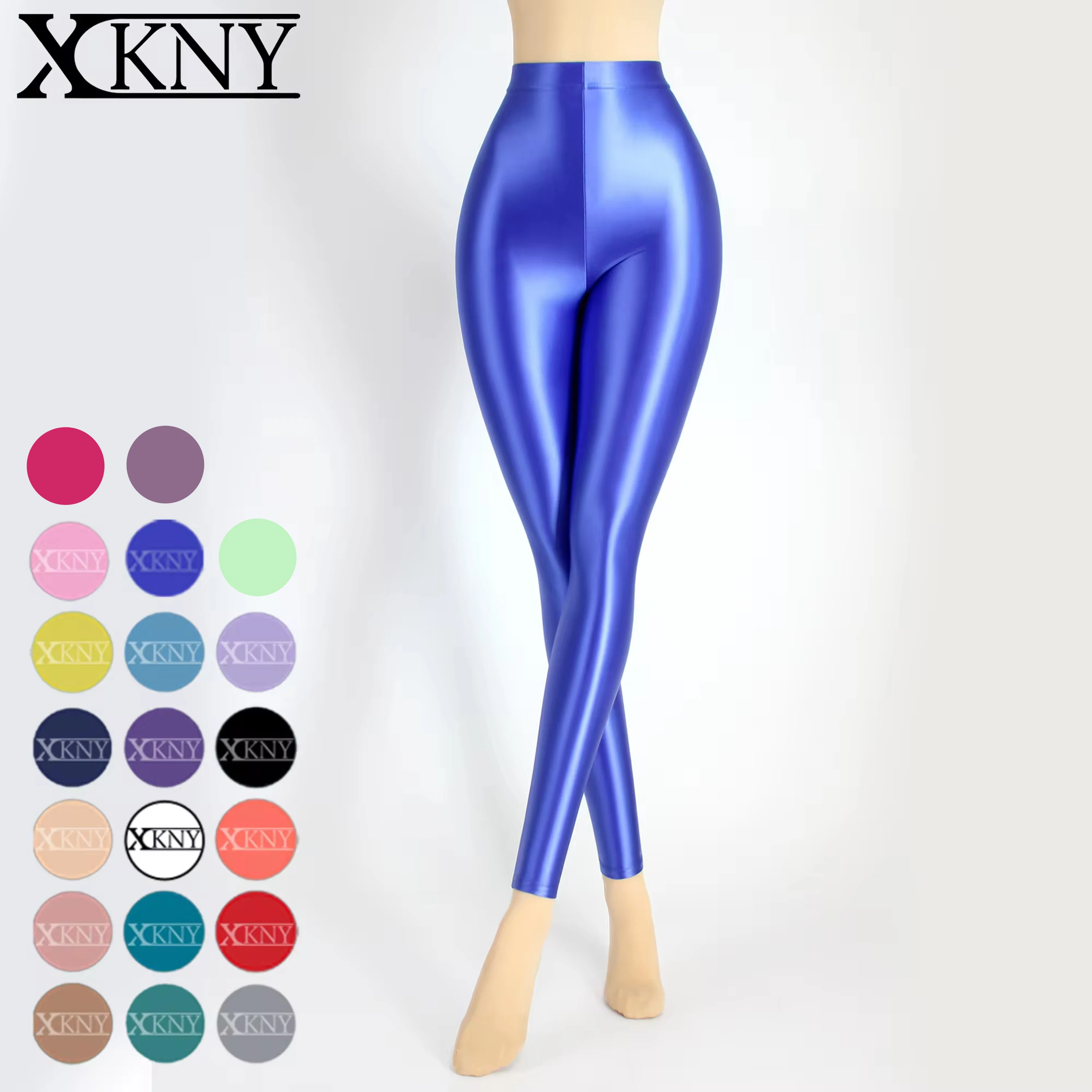 XCKNY glossiness series pants opaque leggless sexy tights silky stockings Japanese slim High elasticiy satin glossy pants