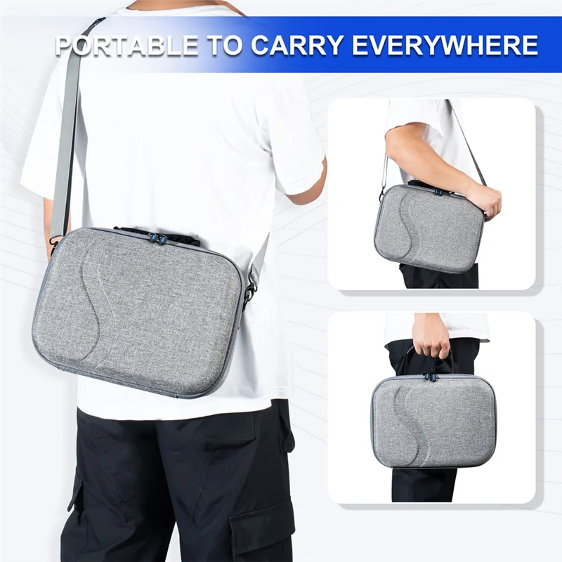 Estuche de transporte grande para accesorios Meta Quest 3, estuche de almacenamiento para auriculares Quest 3 VR, empuñaduras de controlador, Estuche De Viaje duradero