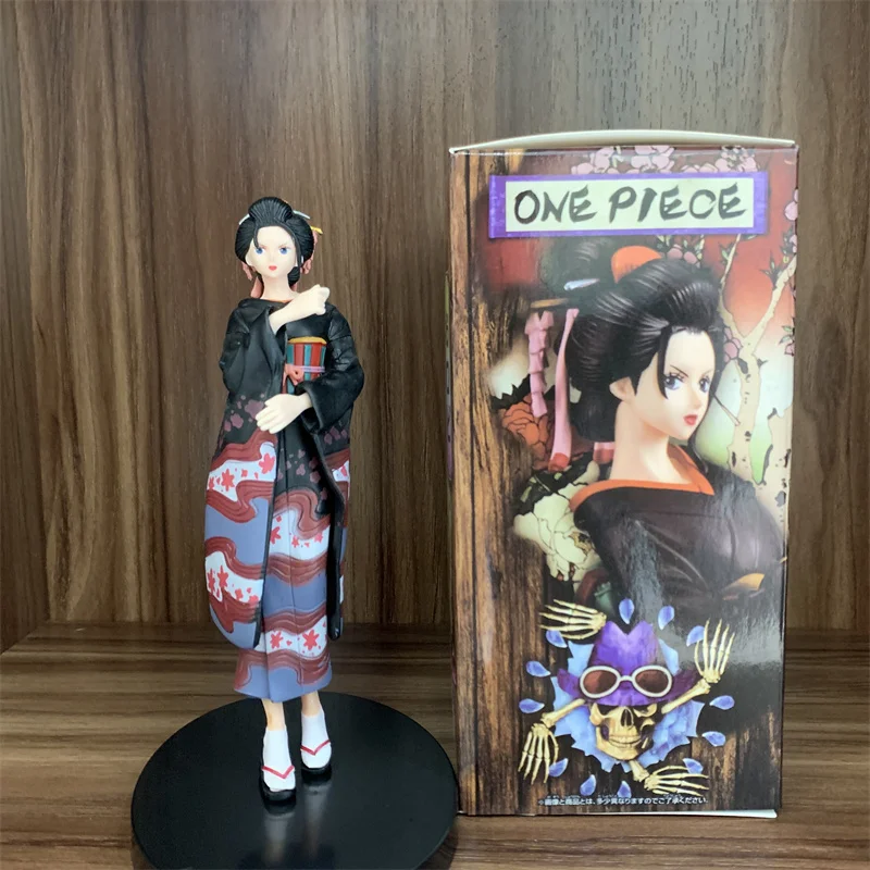 Anime One Piece Figure Kimono Robin Standing Figures OP Tama Luffy Yamato Kaidou Sanji Zoro Law Newgate Model Gift