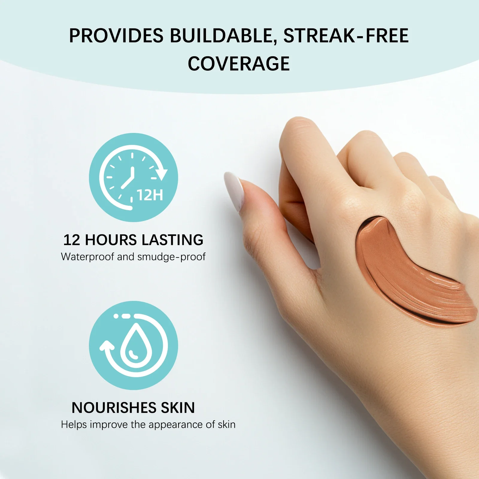 Crema BB con protección solar, Base blanqueadora, corrector, hidratante, larga duración, incluso el tono de la piel, Base de maquillaje Primer para Maquillaje facial