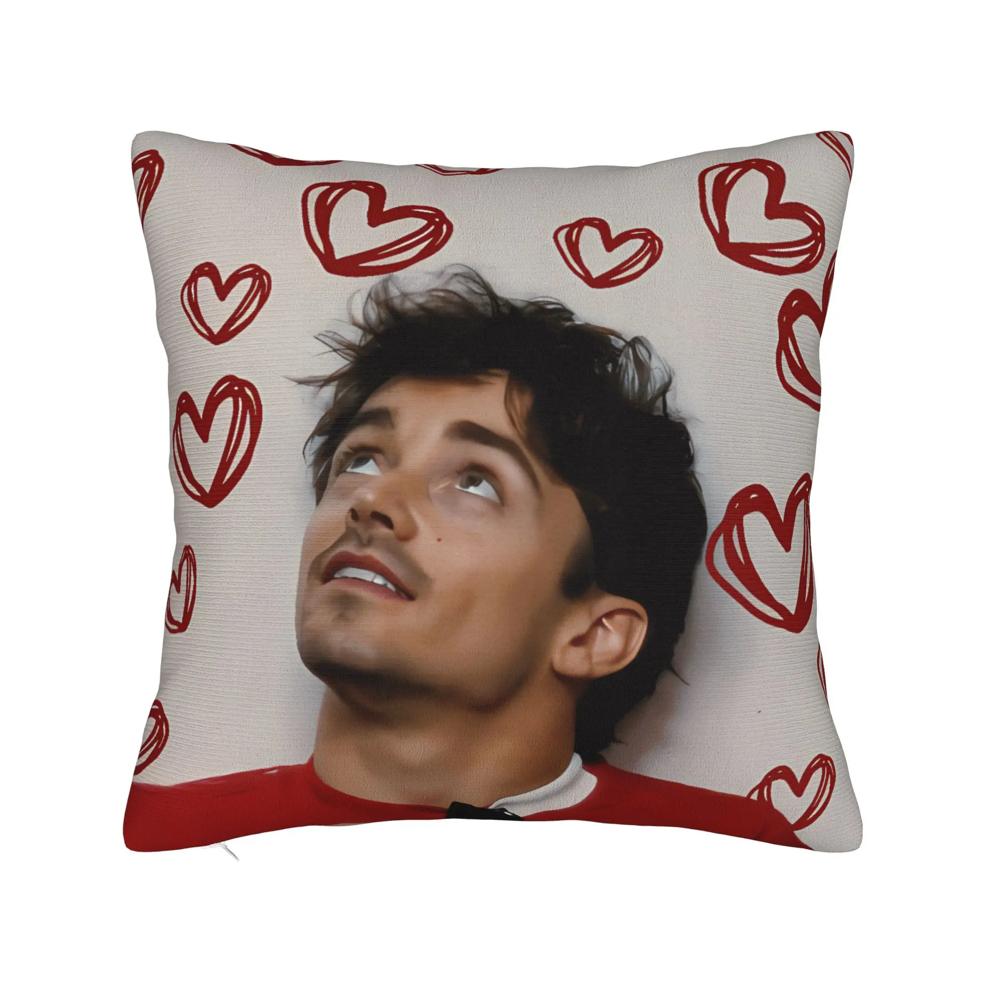 Charles Leclerc Pillow Cover  Soft Cushion Cover Vintage Pillow Case For Living Room Bed Chair