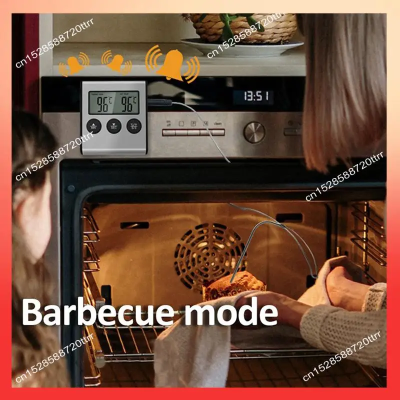 

ABNR Кухонный цифровой термометр для барбекю, духовка для мяса, гриля, измеритель тепла, домашняя выпечка, бытовая температура приготовления пищи