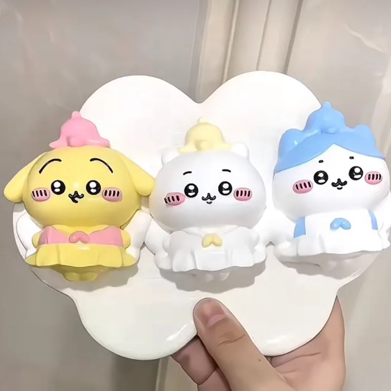 Kawaii Cartoon Anime Chiikawa Hachiware Usagi Flower Fairy Series Cute Silicone Squishy Mould Stress Relief Handmade Craft Tool