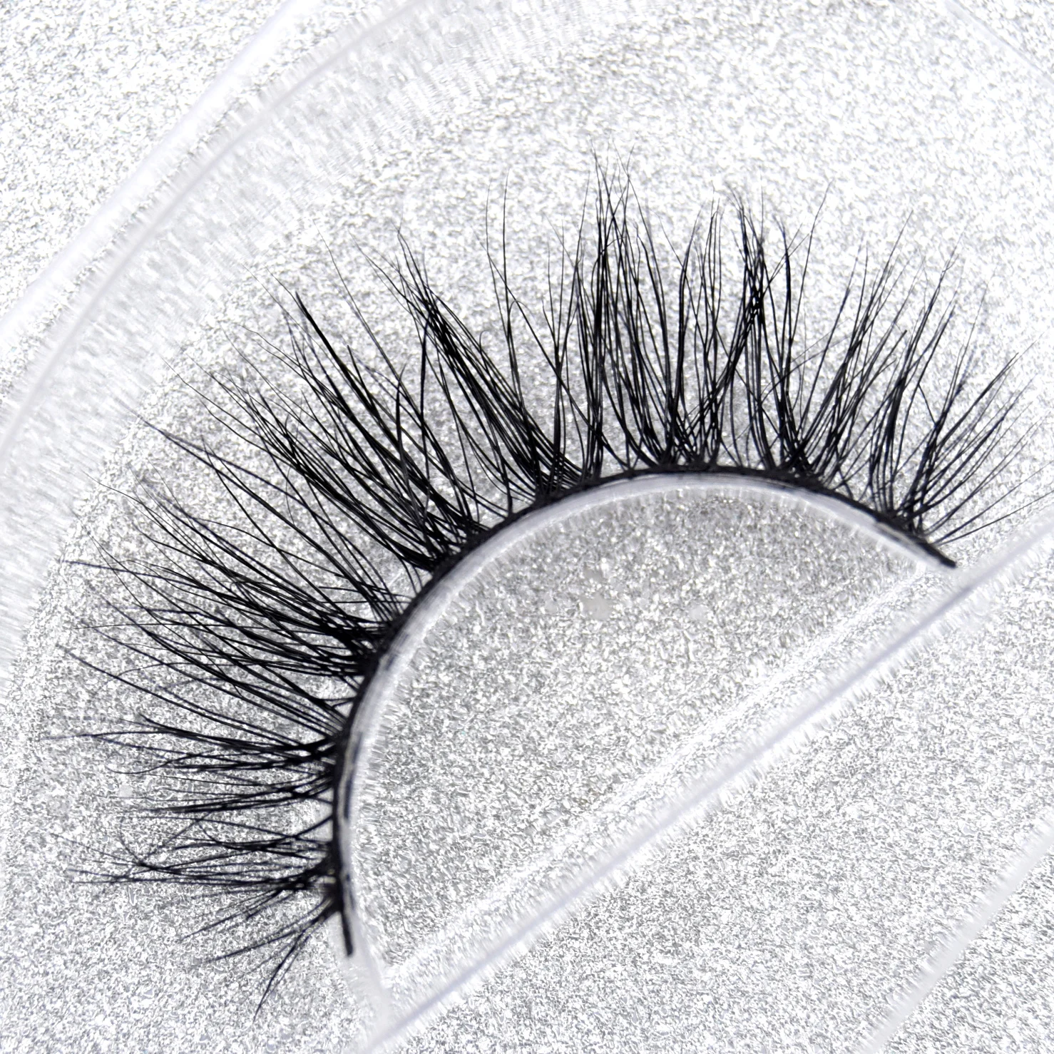 Visofree False Eye Lashes Soft Natural Sexy Party Queen Extension for Beauty Makeup Giltter Packing 3D Mink Lashes A10