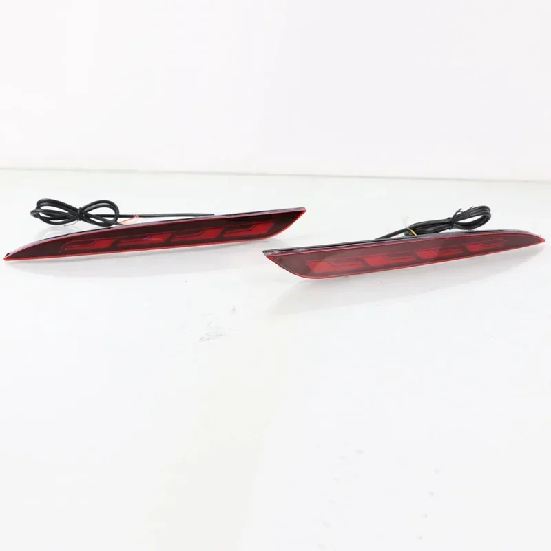 Car LED Rear Bumper Reflector For Tesla Model S 2012 - 2018 2019 2020 2021 Tail Light Signal Indicator Auto back Accessory