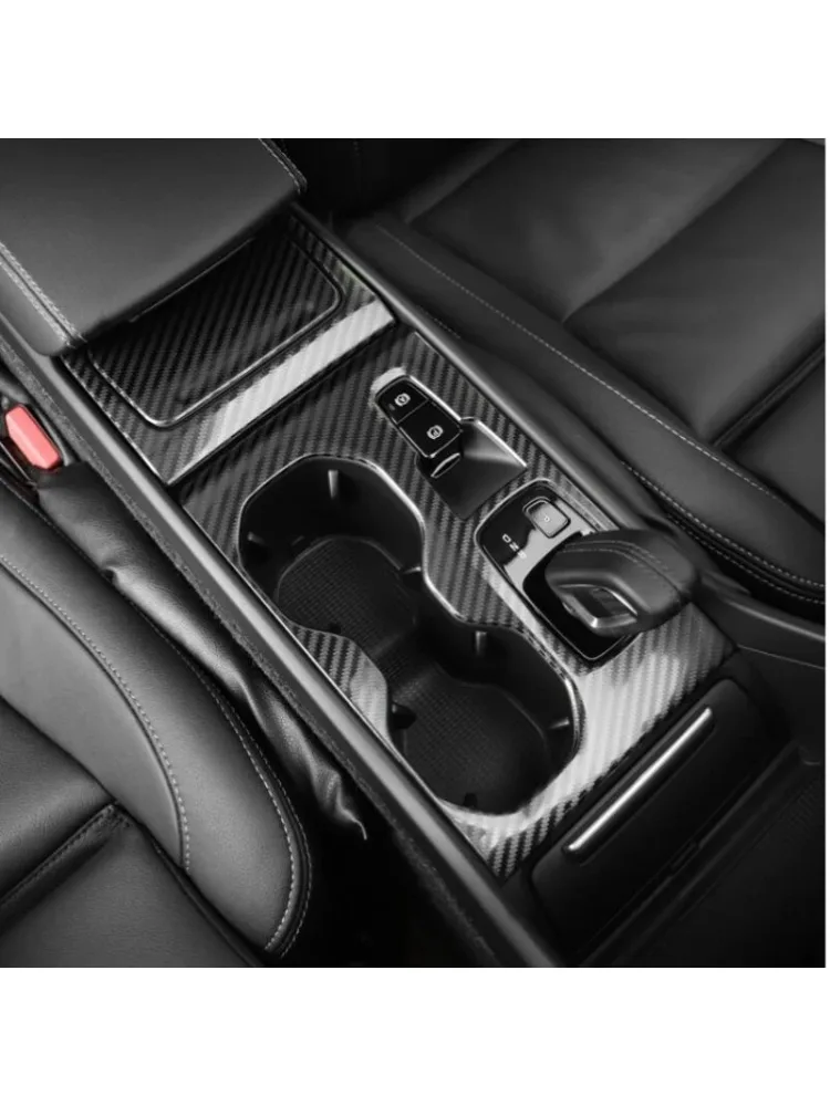 Voor Volvo XC40 2019 2020 2021 2022 Koolstofvezel Auto Accessoires Venster Swtich Cover Versnellingspook Panel Cover Luchtuitlaat Cover Lhd - afbeelding 2
